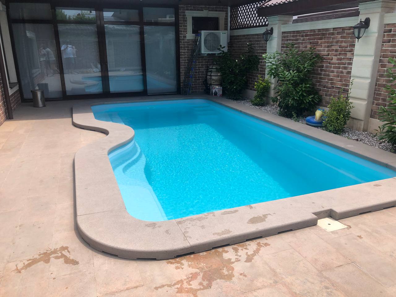 Терраса с панорамной чашей