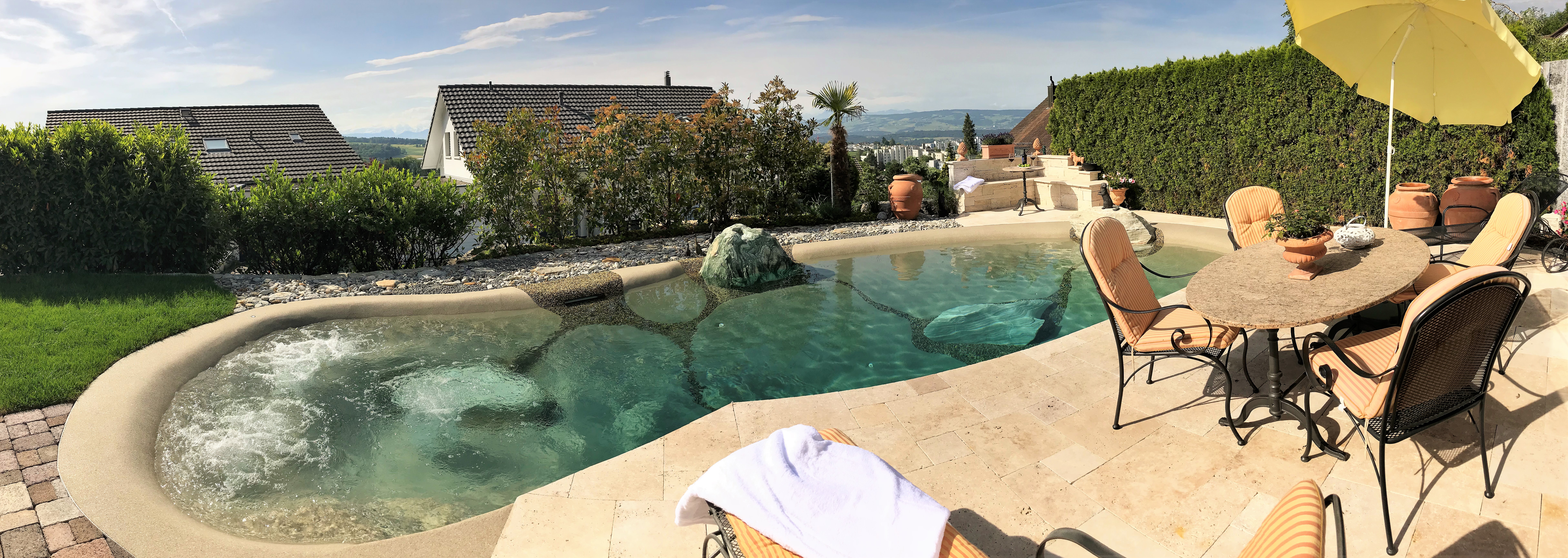 Ландшафт вокруг чаши